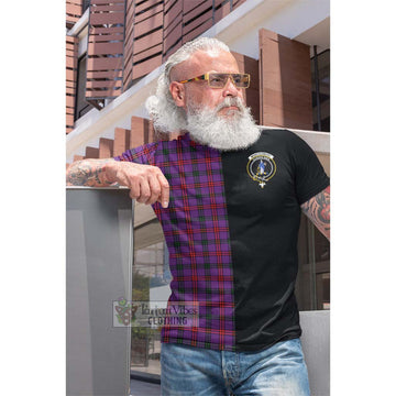 Montgomery Tartan Cotton T-shirt with Family Crest and Half Of Me Style