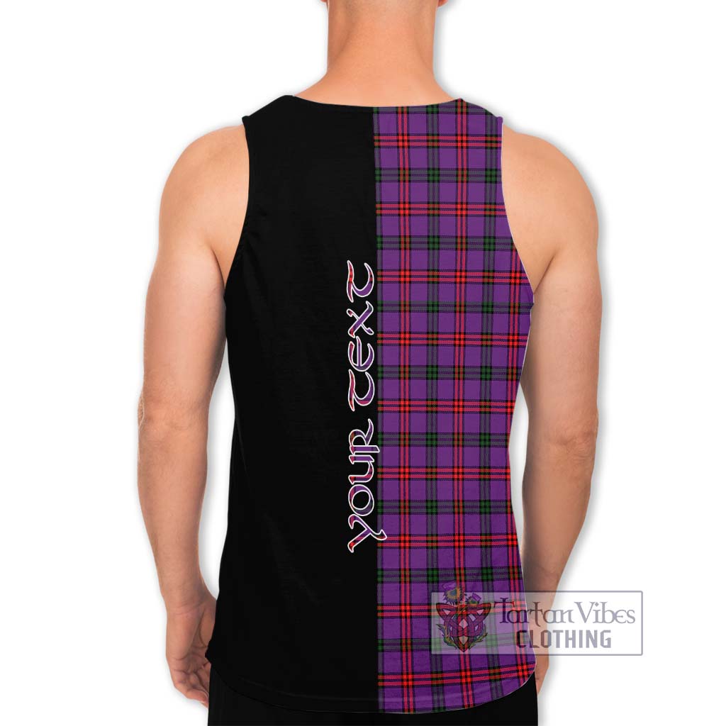 Tartan Vibes Clothing Montgomery Modern Tartan Men's Tank Top with Family Crest and Half Of Me Style