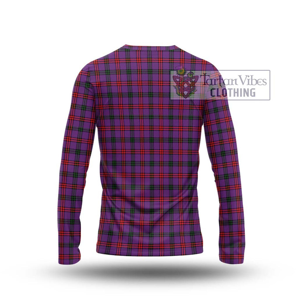 Montgomery Tartan Long Sleeve T-Shirt with Family Crest DNA In Me Style - Tartanvibesclothing Shop