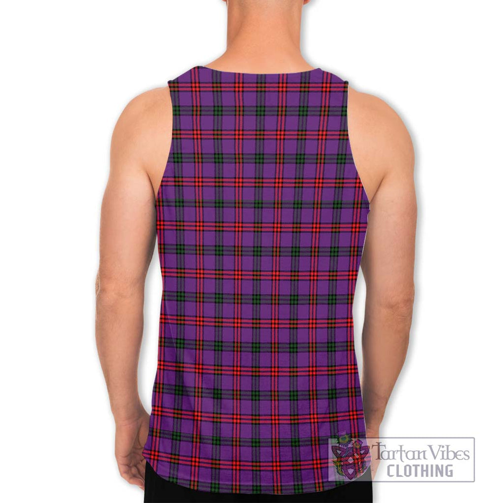 Montgomery Tartan Men's Tank Top with Family Crest DNA In Me Style - Tartanvibesclothing Shop