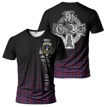 Montgomery Tartan T-Shirt Featuring Alba Gu Brath Family Crest Celtic Inspired