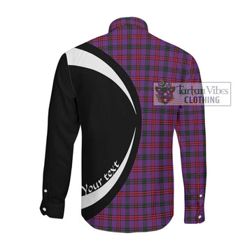 Montgomery Tartan Long Sleeve Button Up with Family Crest Circle Style