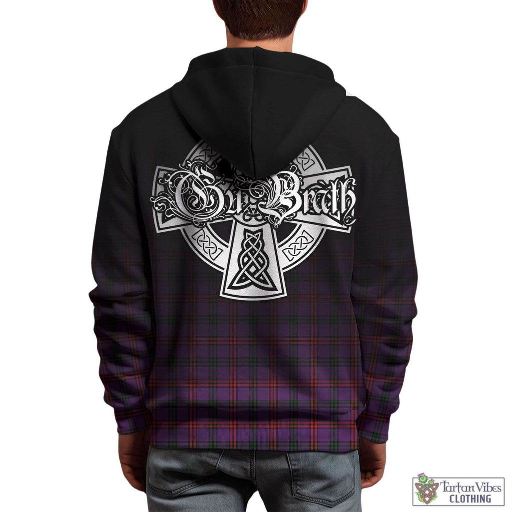 Tartan Vibes Clothing Montgomery Modern Tartan Hoodie Featuring Alba Gu Brath Family Crest Celtic Inspired