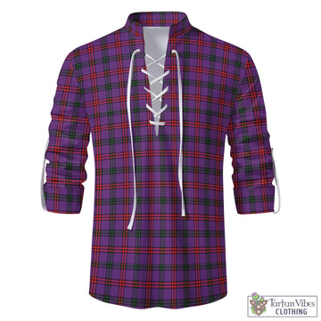 Montgomery Tartan Men's Scottish Traditional Jacobite Ghillie Kilt Shirt