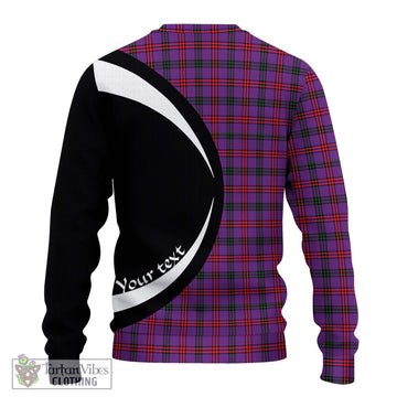 Montgomery Tartan Ugly Sweater with Family Crest Circle Style