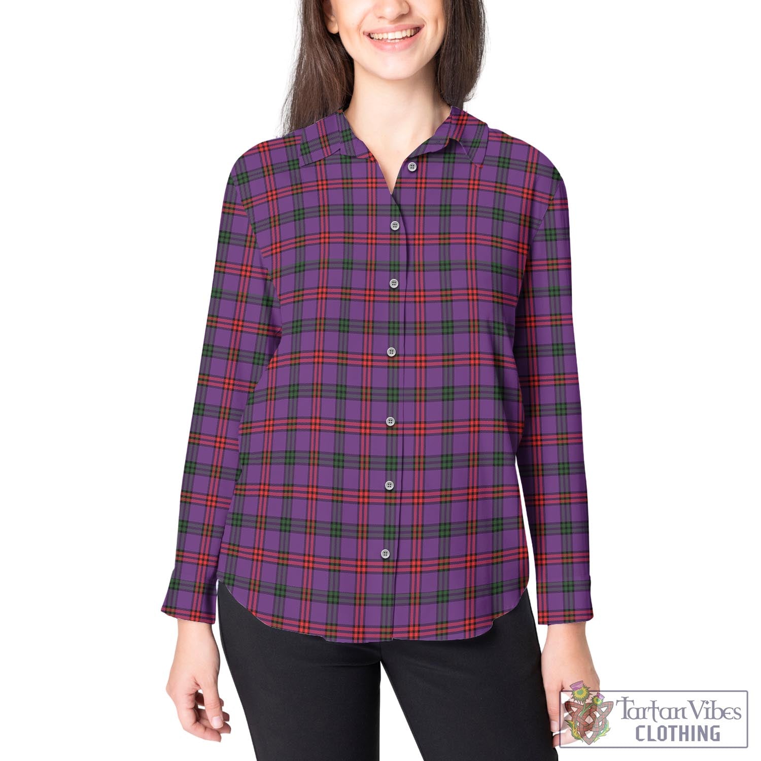 Montgomery Modern Tartan Womens Casual Shirt