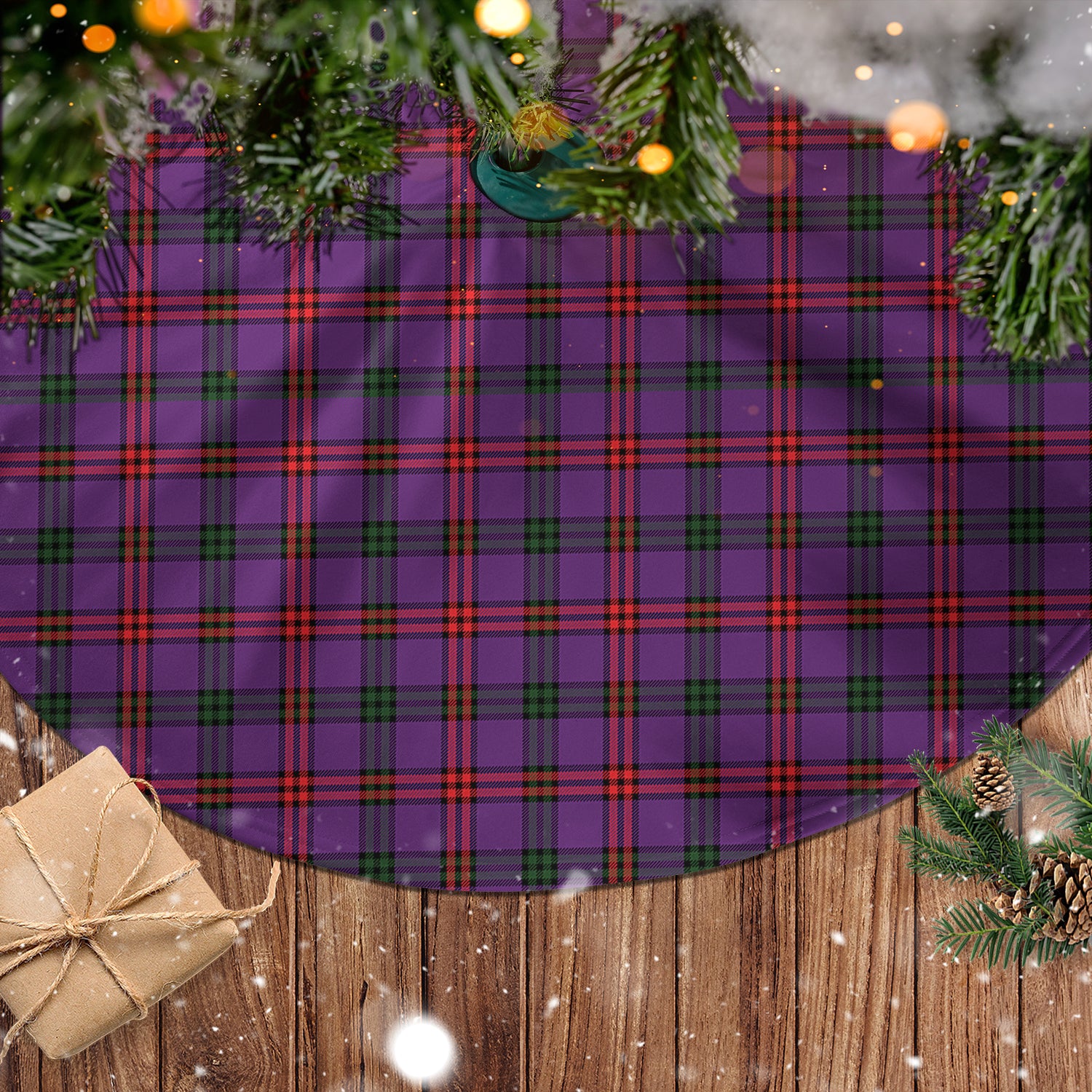 Montgomery Modern Tartan Christmas Tree Skirt - Tartanvibesclothing