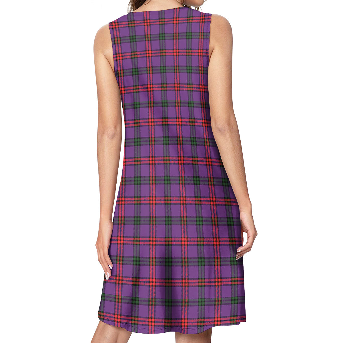 Montgomery Modern Tartan Womens Casual Dresses - Tartanvibesclothing