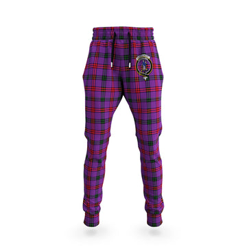 Montgomery Tartan Joggers Pants with Family Crest