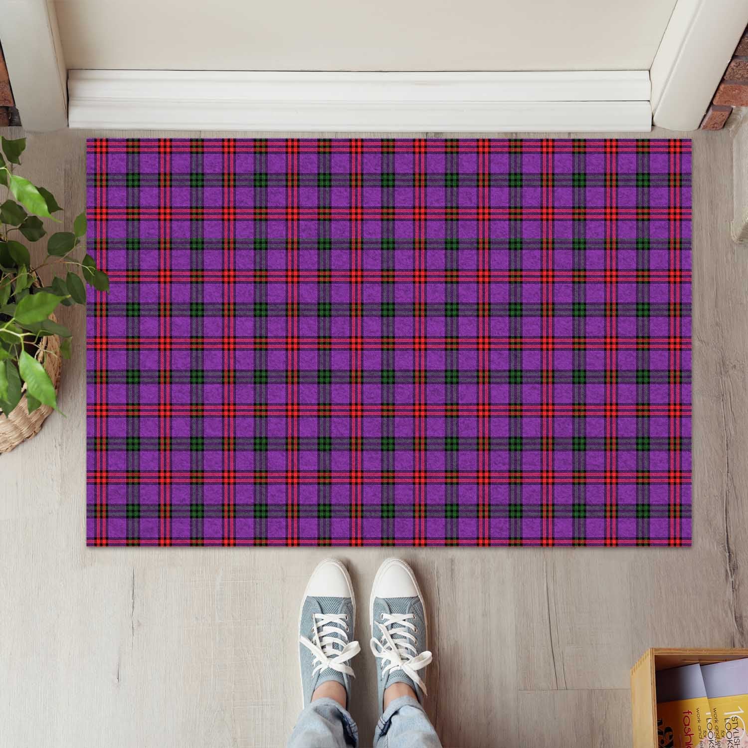 Montgomery Modern Tartan Door Mat - Tartanvibesclothing