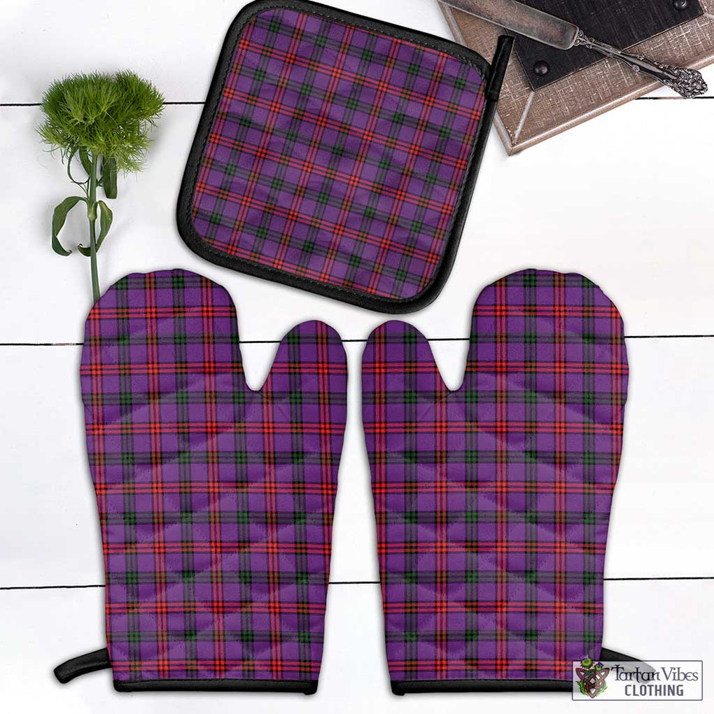 Montgomery Tartan Combo Oven Mitt & Pot-Holder Combo 1 Oven Mitt & 1 Pot-Holder Black - Tartan Vibes Clothing