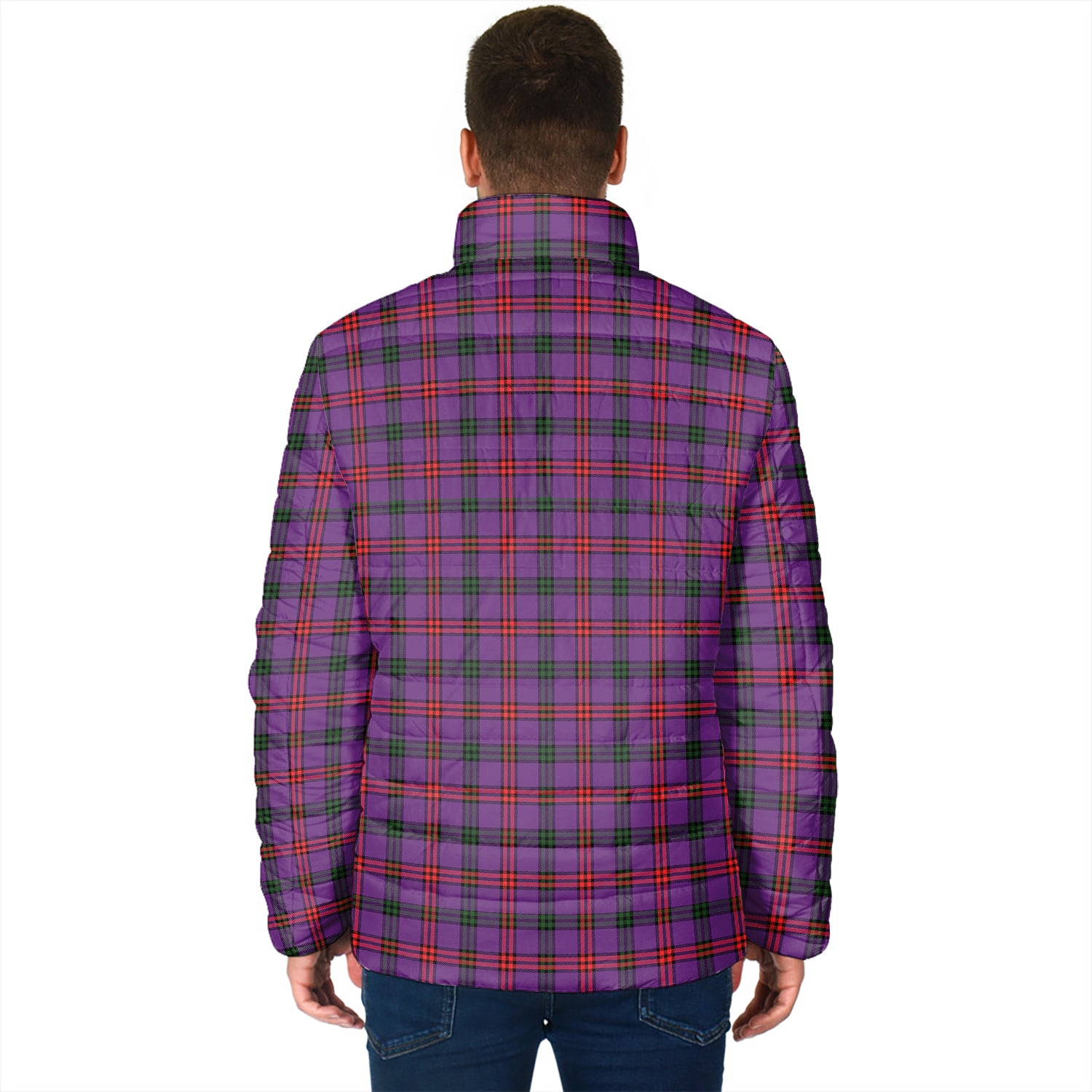 Montgomery Tartan Padded Jacket with Family Crest - Tartan Vibes Clothing