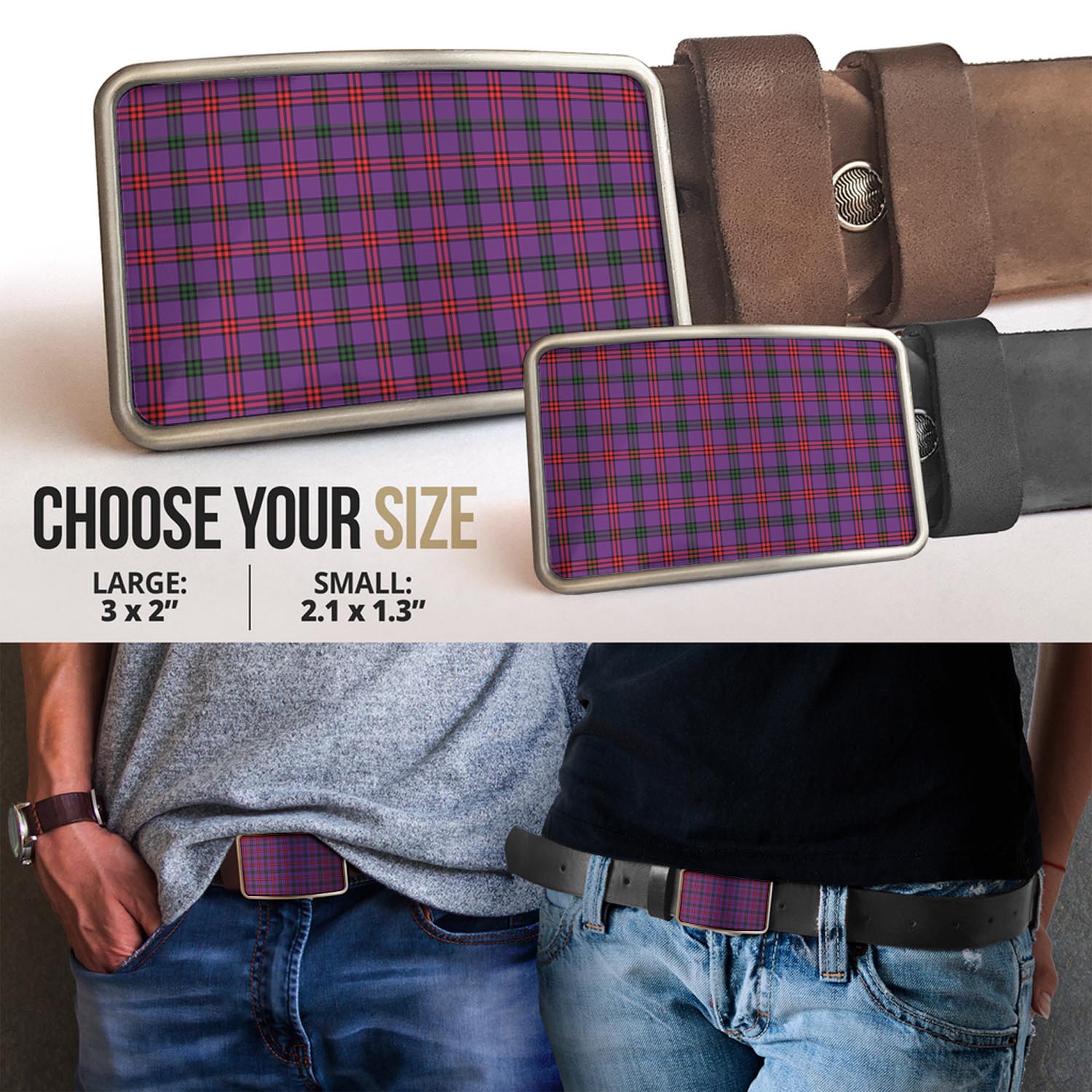 Montgomery Tartan Belt Buckles - Tartan Vibes Clothing