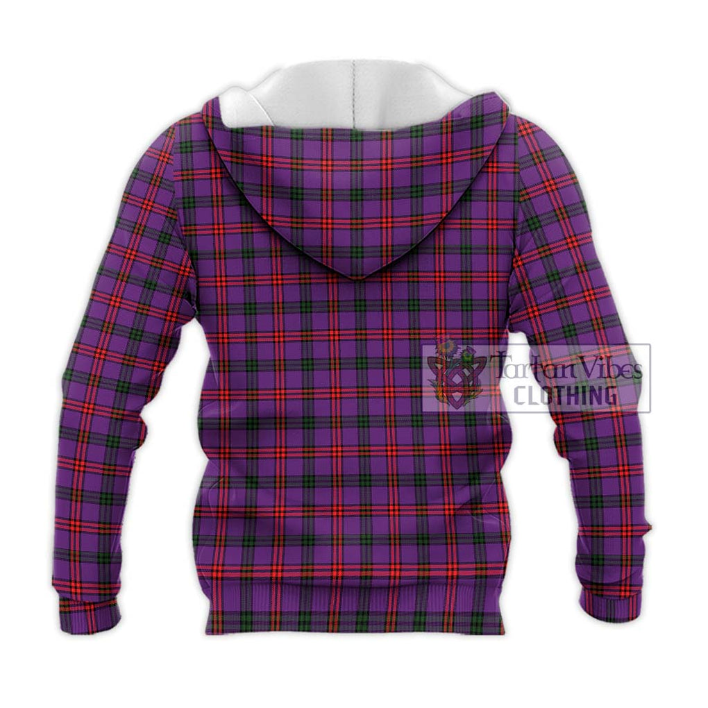 Montgomery Tartan Knitted Hoodie with Family Crest DNA In Me Style - Tartanvibesclothing Shop