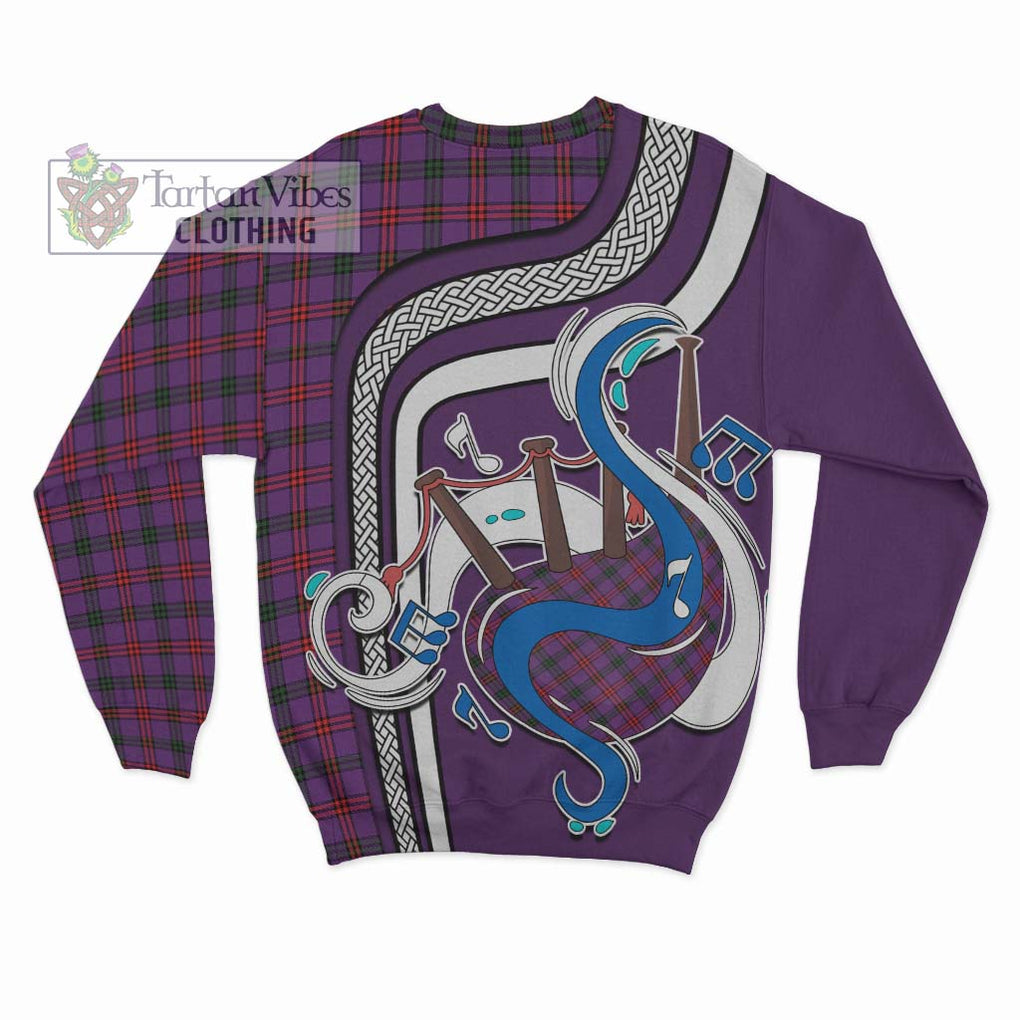 Tartan Vibes Clothing Montgomery Modern Tartan Sweatshirt with Epic Bagpipe Style