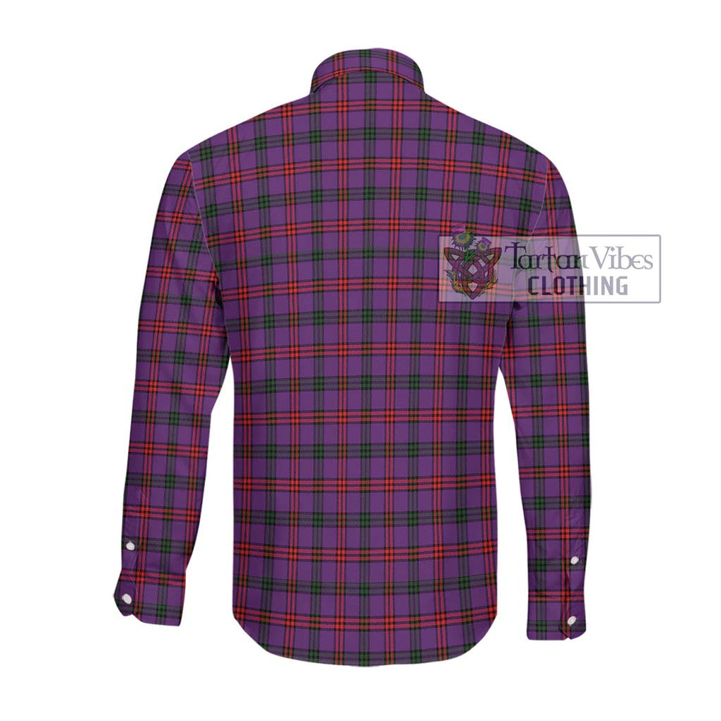 Montgomery Tartan Long Sleeve Button Shirt with Family Crest DNA In Me Style - Tartanvibesclothing Shop