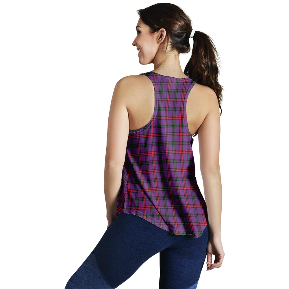 montgomery-modern-tartan-women-racerback-tanks-with-family-crest