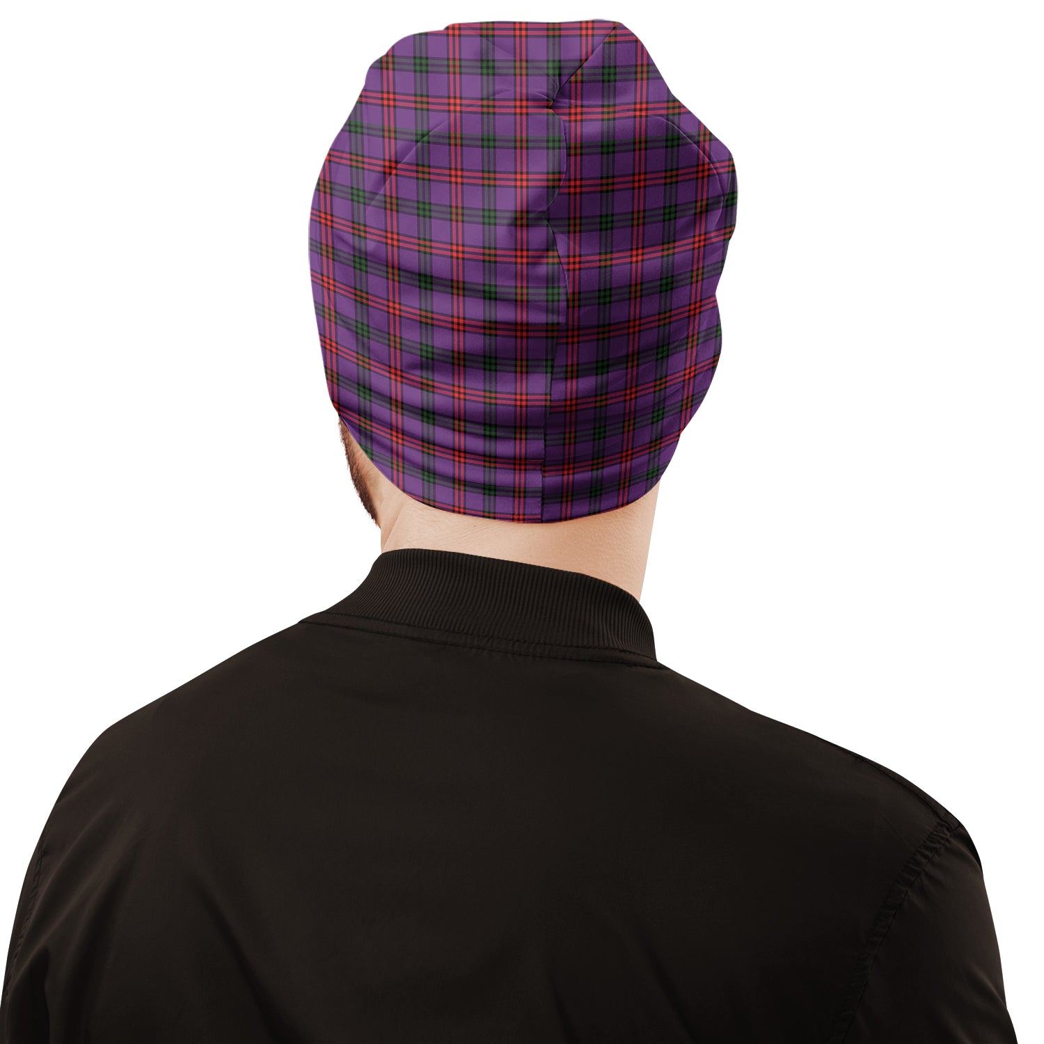 Montgomery Tartan Beanies Hat with Family Crest - Tartan Vibes Clothing