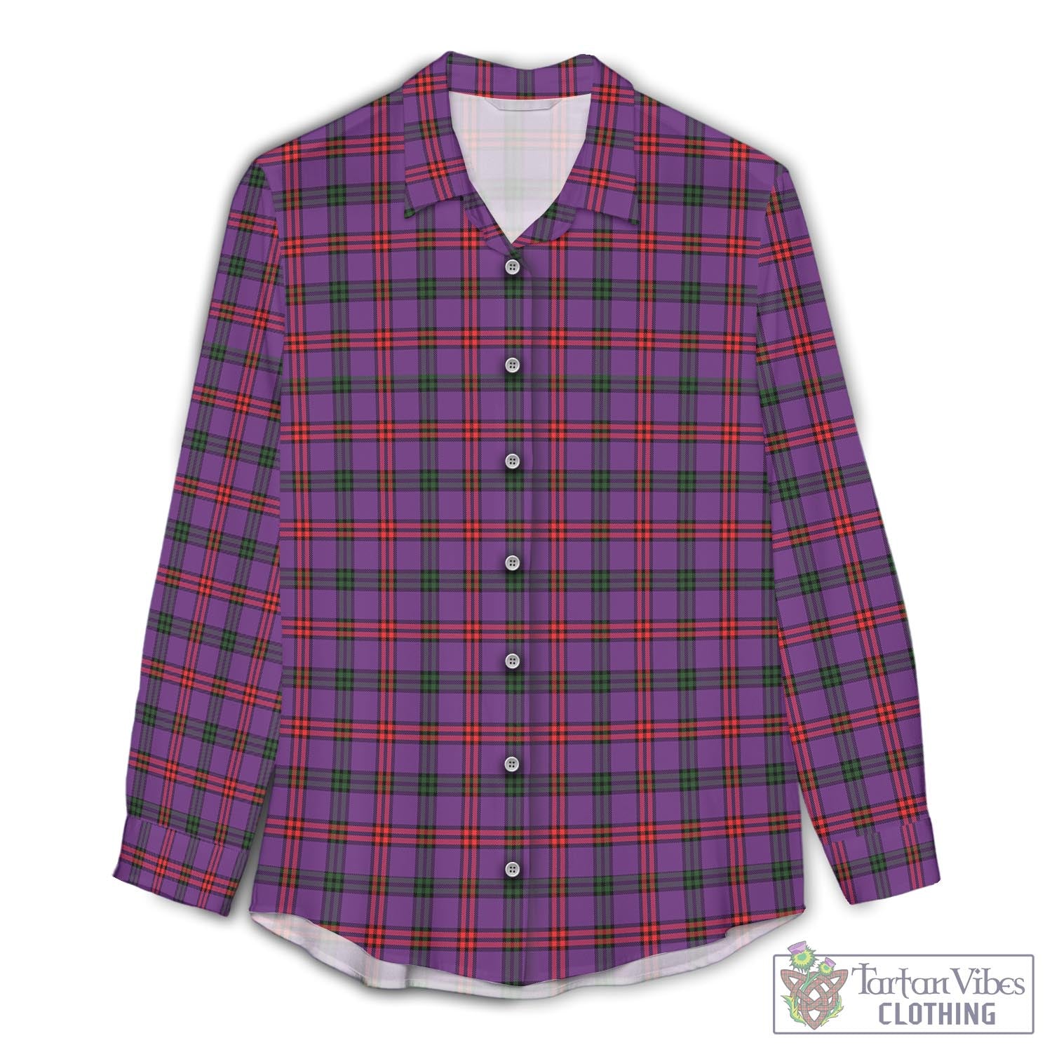 Montgomery Modern Tartan Womens Casual Shirt