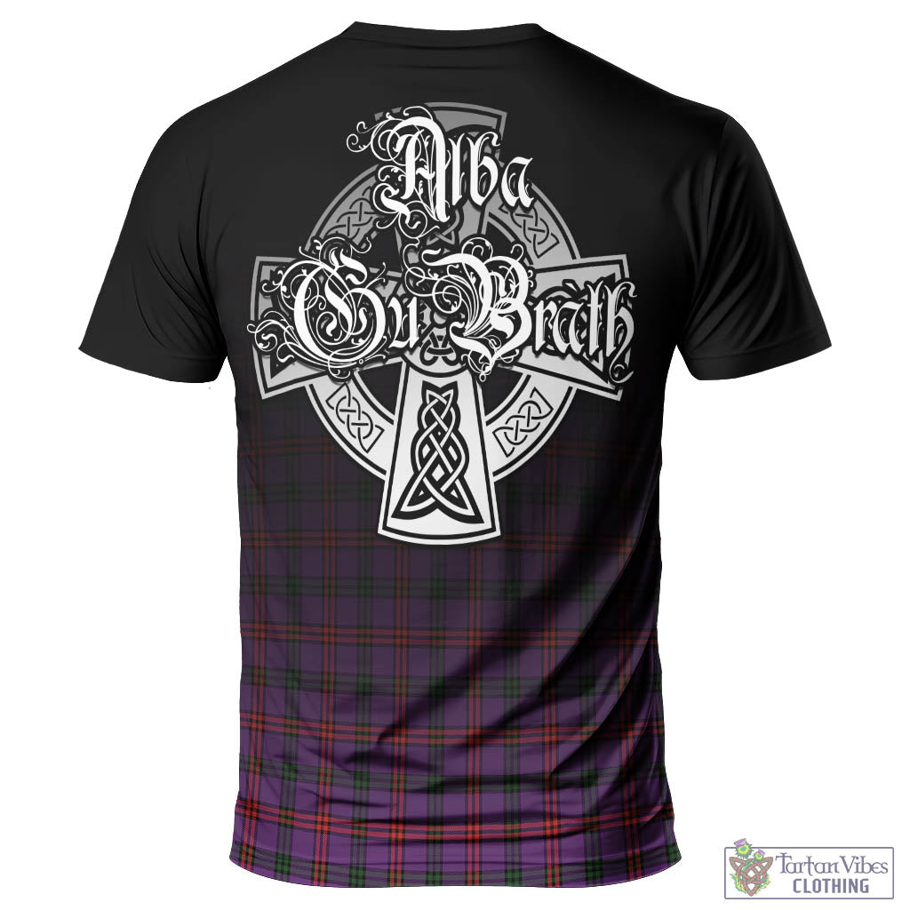 Tartan Vibes Clothing Montgomery Modern Tartan T-Shirt Featuring Alba Gu Brath Family Crest Celtic Inspired