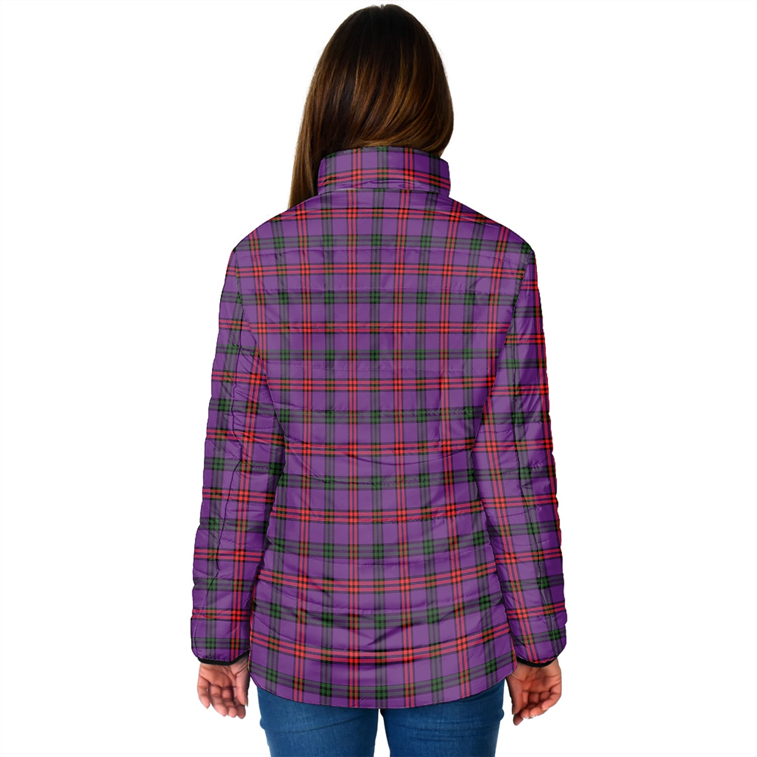 Montgomery Tartan Padded Jacket with Family Crest - Tartan Vibes Clothing