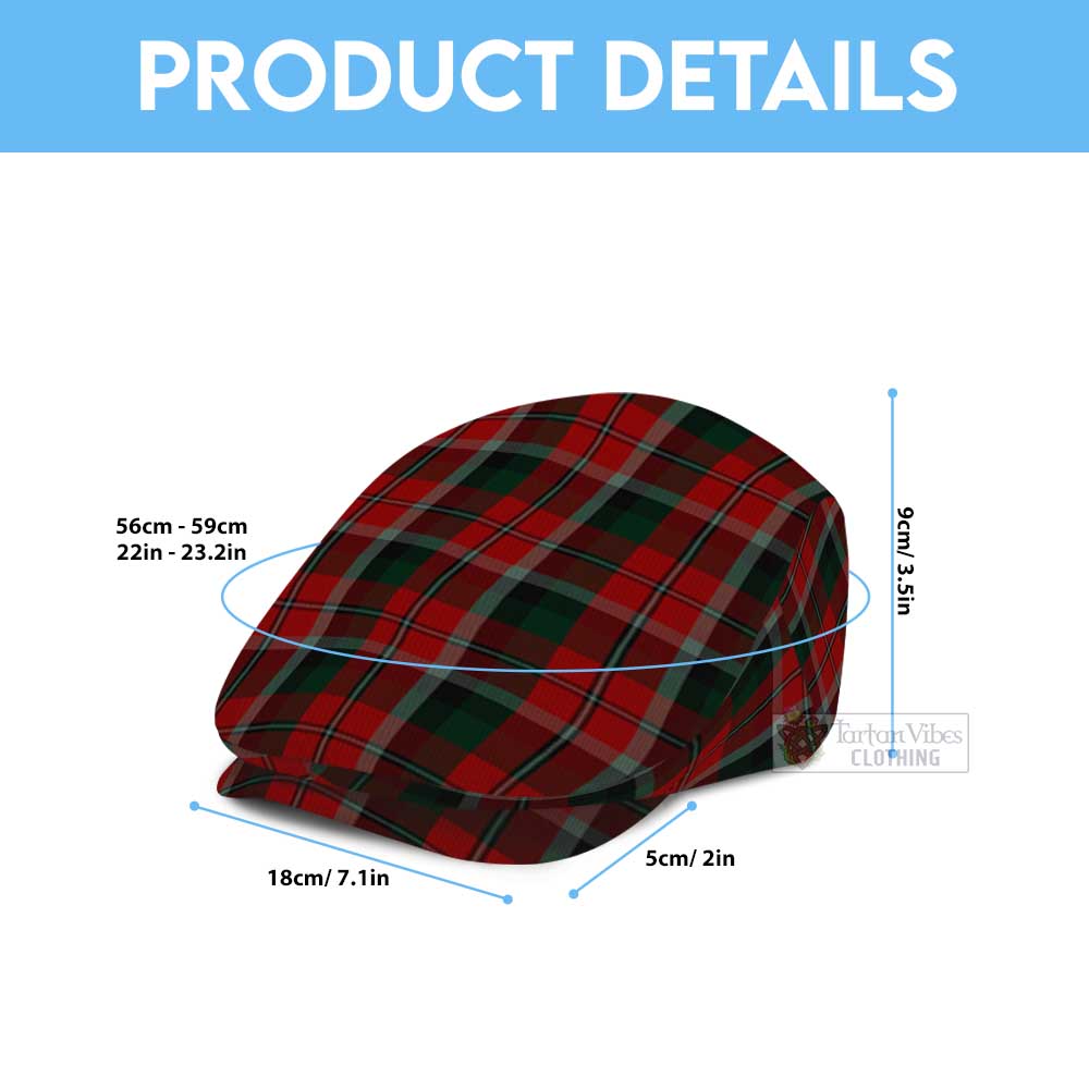 Montrose Tartan Jeff Cap, Tartan Flat Cap - Tartan Vibes Clothing