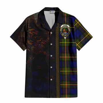 Moore Tartan Family Crest Hawaiian Shirt Alba Gu Brath Be Brave Lion Ancient Style Kid - Tartan Vibes Clothing