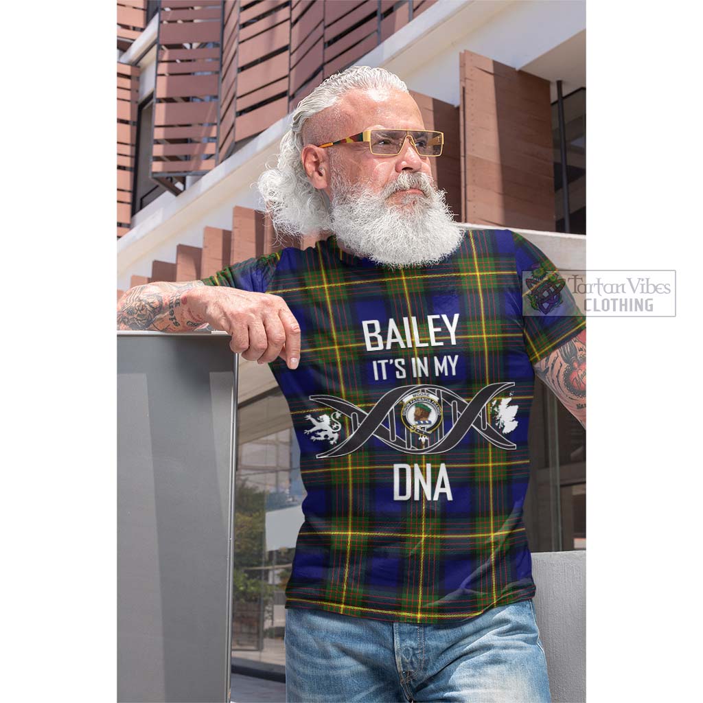 Tartan Vibes Clothing Moore Tartan Cotton T-shirt with Family Crest DNA In Me Style