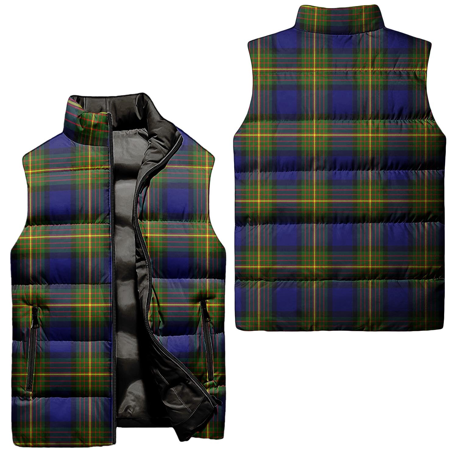 Moore Tartan Sleeveless Puffer Jacket Unisex - Tartanvibesclothing