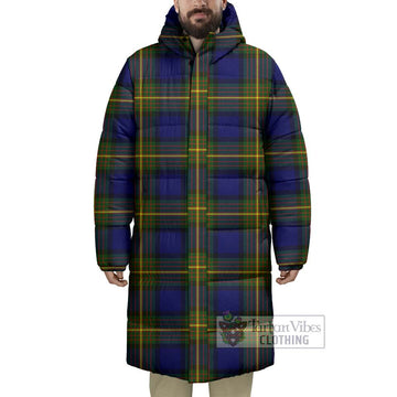 Moore Tartan Long Down Jacket