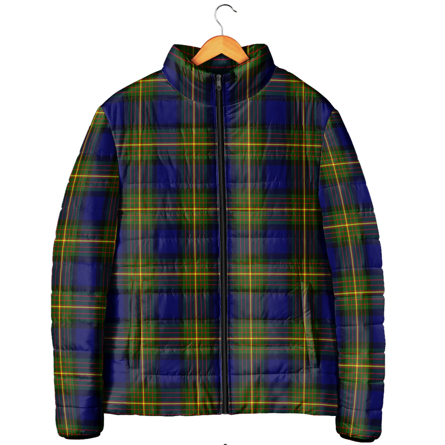 Moore Tartan Padded Jacket Men's Padded Jacket - Tartan Vibes Clothing