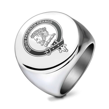 Moore Clan Crest Engraved Ring