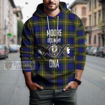 Moore Tartan Hoodie with Family Crest DNA In Me Style