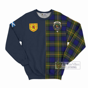 Moore Tartan Sweatshirt with Scottish Lion Royal Arm Half Style