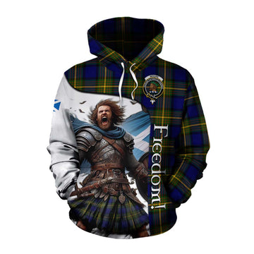 Moore Crest Tartan Cotton Hoodie Inspired by the Freedom of Scottish Warrior Pullover Hoodie XS - Tartan Vibes Clothing