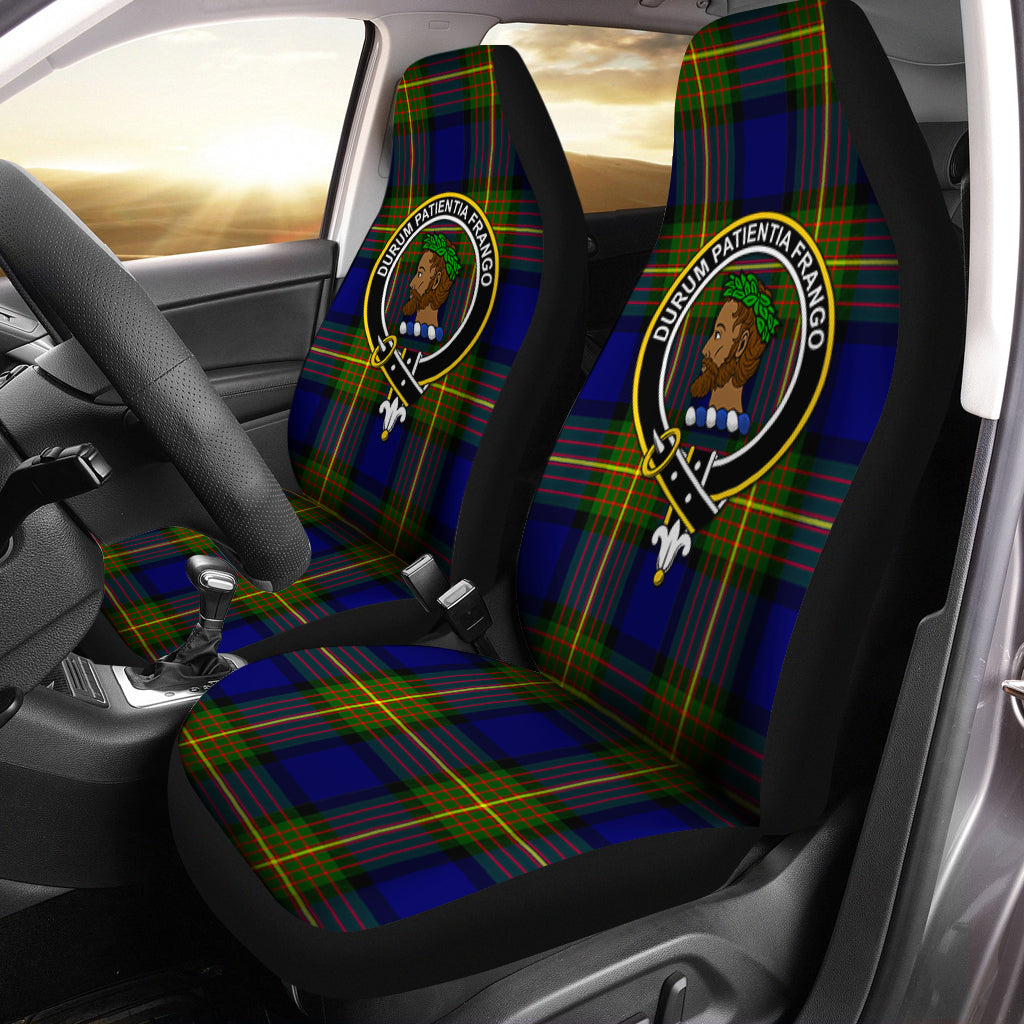 Moore Tartan Car Seat Cover with Family Crest One Size - Tartanvibesclothing