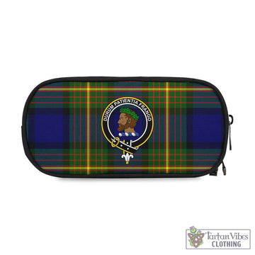 Moore Tartan Pen and Pencil Case with Family Crest