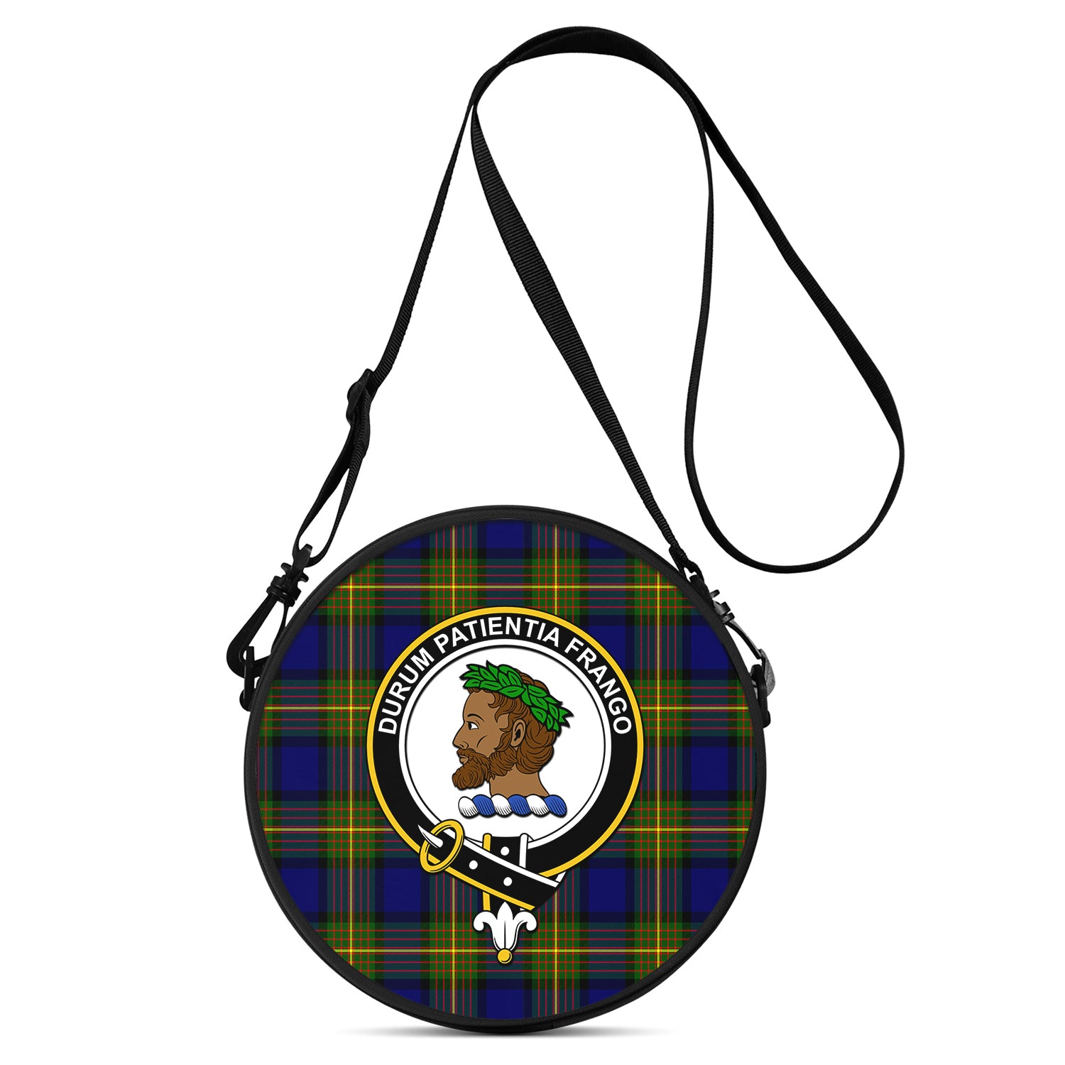 moore-tartan-round-satchel-bags-with-family-crest