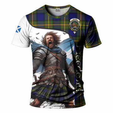 Moore Crest Tartan T-Shirt Inspired by the Freedom of Scottish Warrior