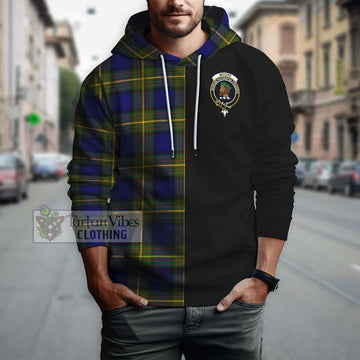 Moore Tartan Hoodie with Family Crest and Half Of Me Style