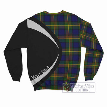 Moore Tartan Sweatshirt with Family Crest Circle Style