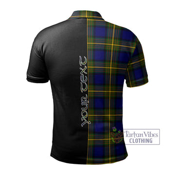 Moore Tartan Polo Shirt with Family Crest and Half Of Me Style