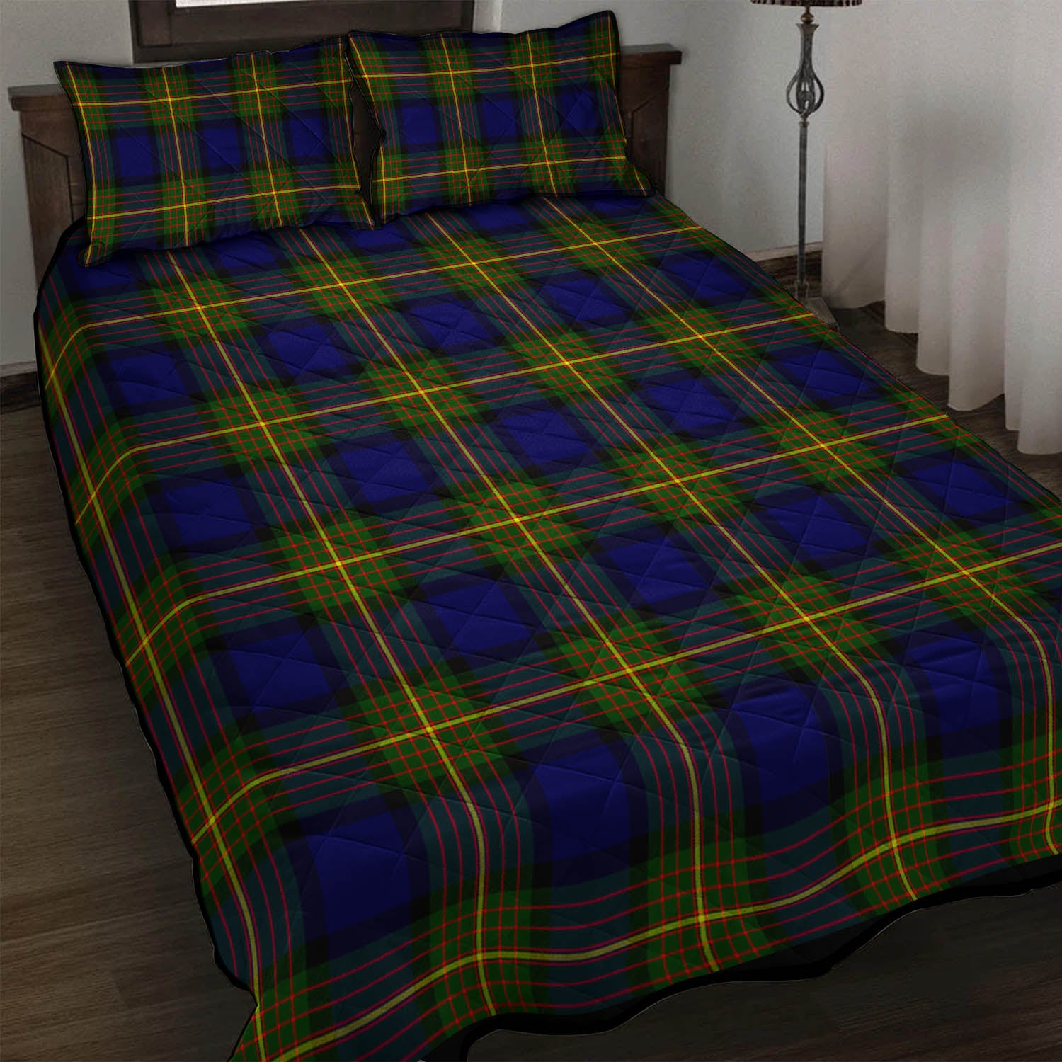 Moore Tartan Quilt Bed Set - Tartanvibesclothing Shop