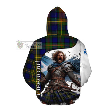 Moore Crest Tartan Cotton Hoodie Inspired by the Freedom of Scottish Warrior Pullover Hoodie - Tartan Vibes Clothing