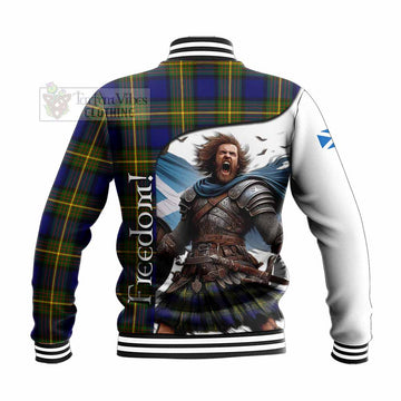 Moore Crest Tartan Baseball Jacket Inspired by the Freedom of Scottish Warrior