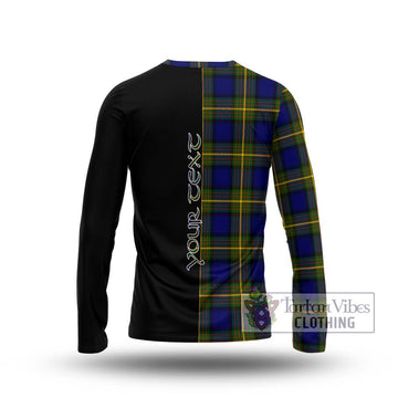 Moore Tartan Long Sleeve T-Shirt with Family Crest and Half Of Me Style