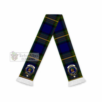 Moore Tartan Ruffneck Scarf with Family Crest - Tartan Vibes Clothing