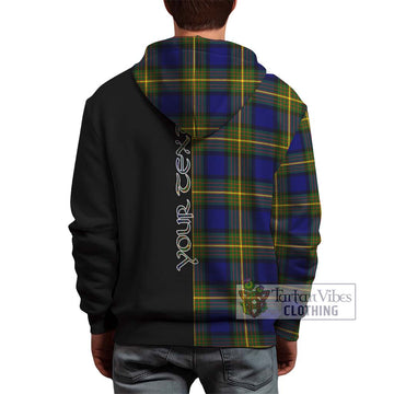 Moore Tartan Hoodie with Family Crest and Half Of Me Style