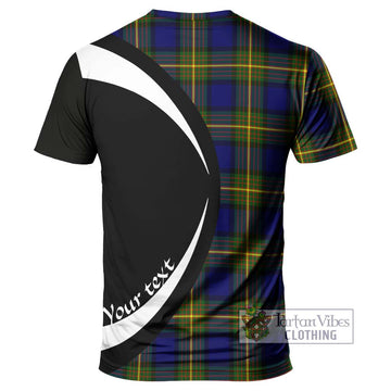Moore Tartan T-Shirt with Family Crest Circle Style