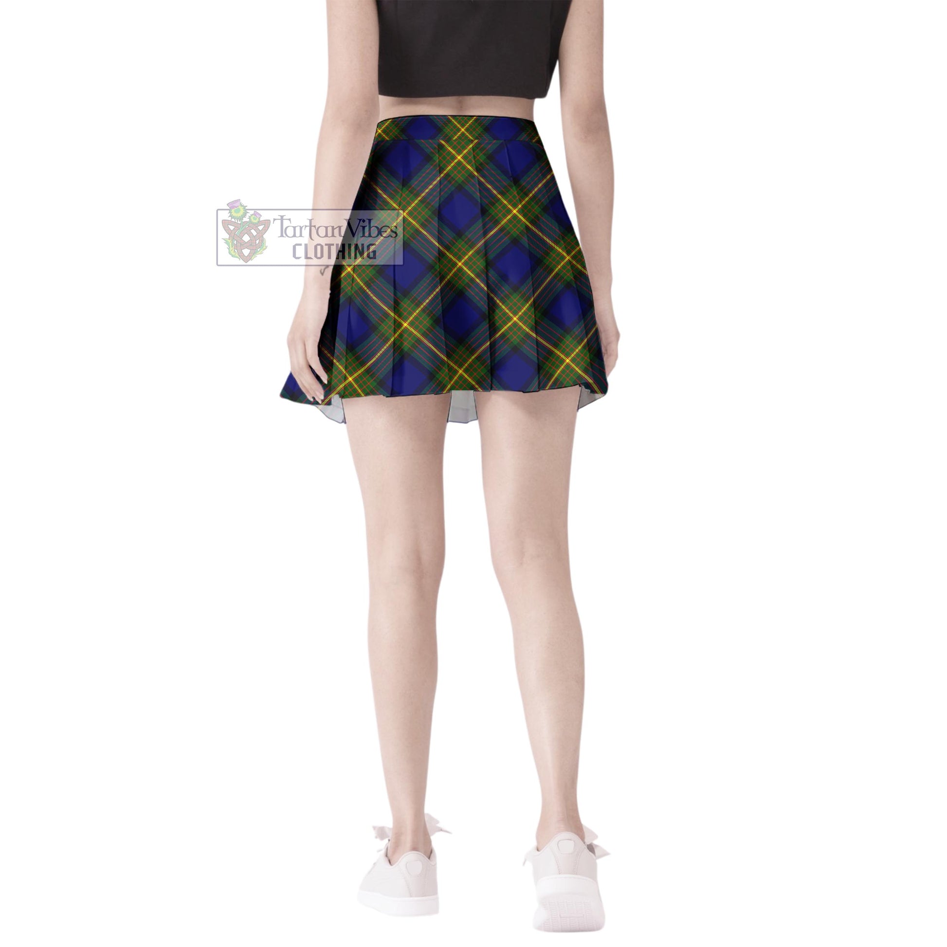 Tartan Vibes Clothing Moore Tartan Women's Plated Mini Skirt